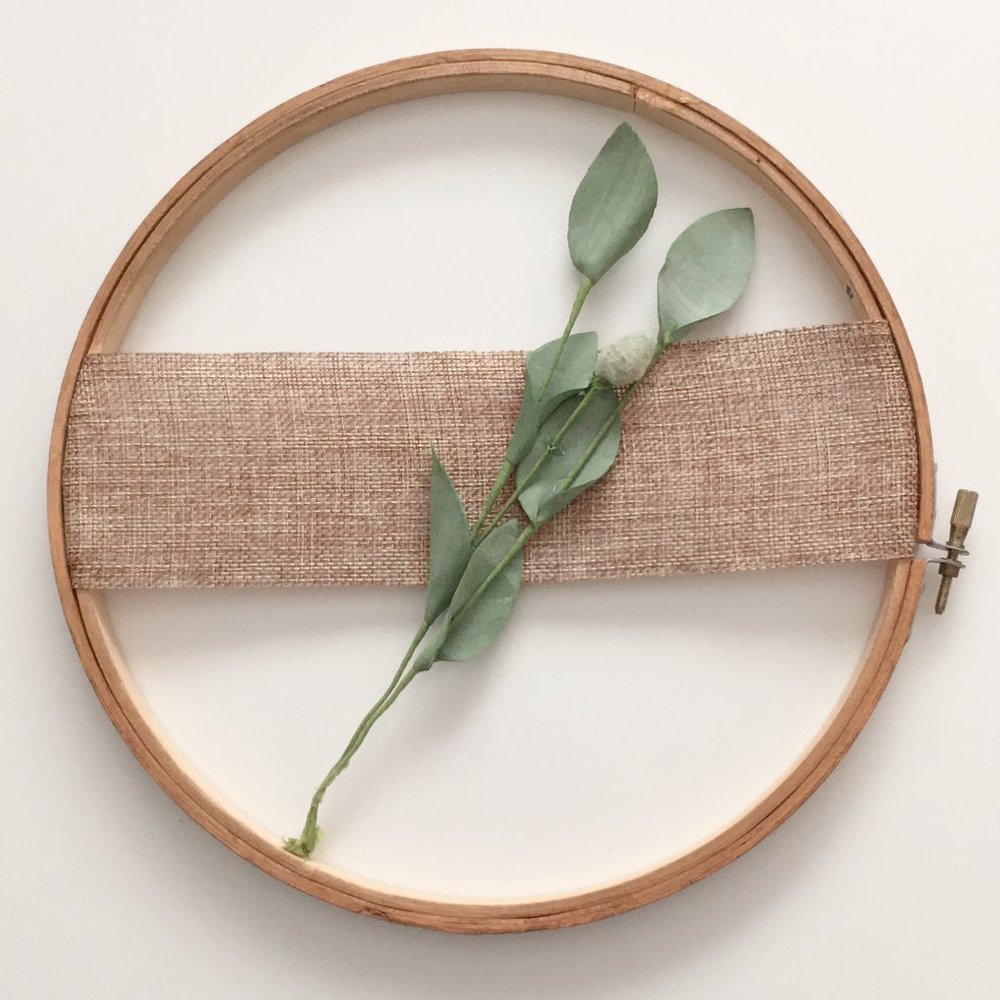 Minimalist Bamboo Wreath